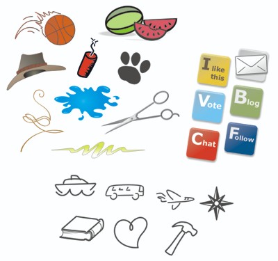 [Example of Vector Art and Icon Design]